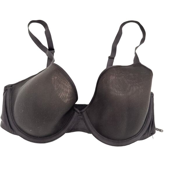 Skims Black Onyx Mesh Underwire Bra Size 34D - Picture 1 of 5